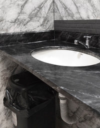 Revestimento Adesivo Mármore Silver Black