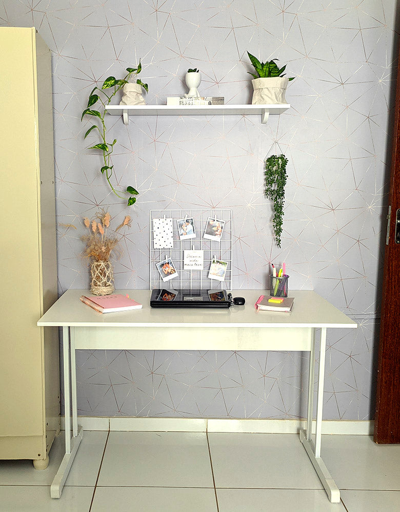 KIT DE 6 ROLOS - 2,50m x 50cm - Papel de Parede Adesivo Linhas Zara