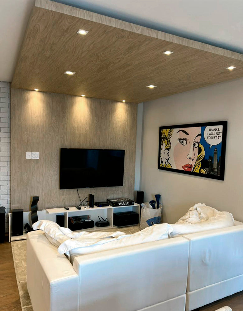 Revestimento Texturizado para Tetô Madeira Amêndola