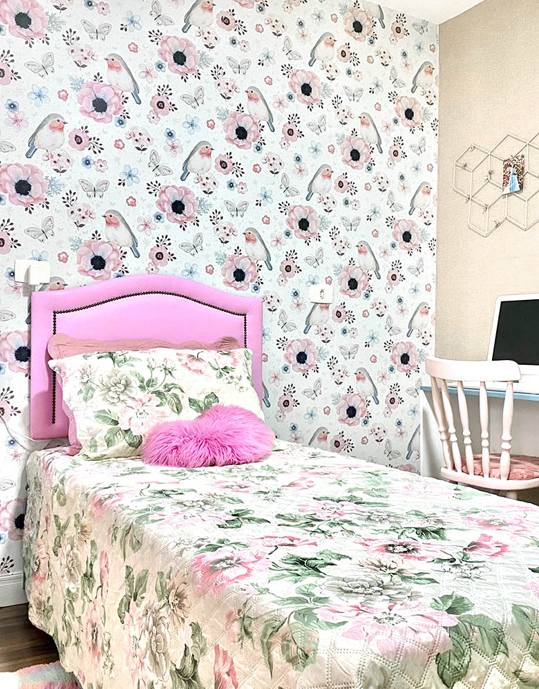 Papel de Parede Adesivo Canto dos Pássaros