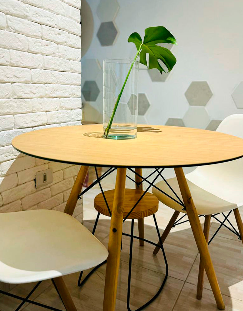 Adesivo Revestimento Texturizado para Painel de TV e Rack Madeira Carvalho Ariel