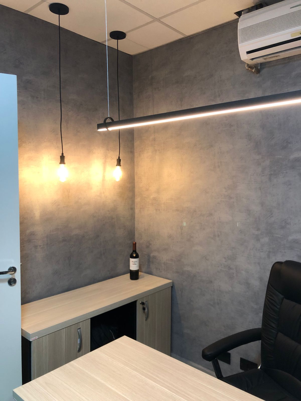 Papel de Parede Adesivo Cimento Queimado