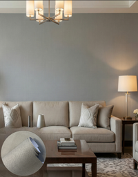 Revestimento Adesivo Telado Linen Cinza Névoa