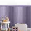 Papel de Parede Adesivo Meia Parede Ripado Lavanda