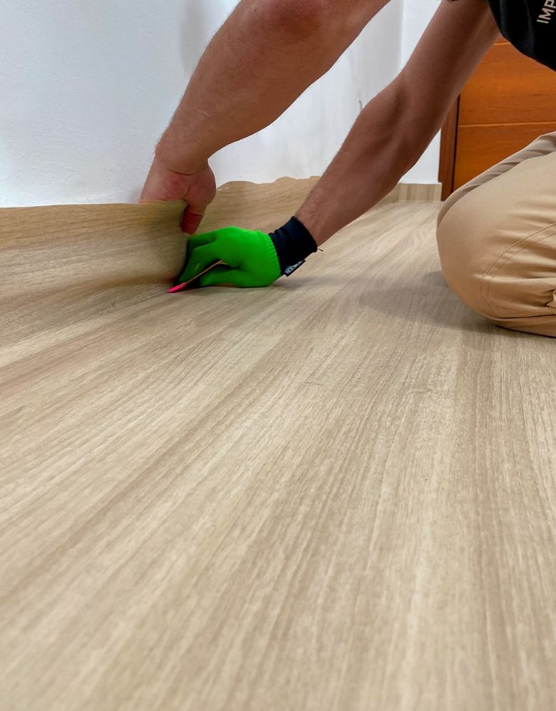 Adesivo para Piso Madeira Jequitibá Clara