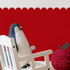 Papel de Parede Adesivo Meia Parede Cerquinha Tomate