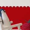 Papel de Parede Adesivo Meia Parede Cerquinha Tomate
