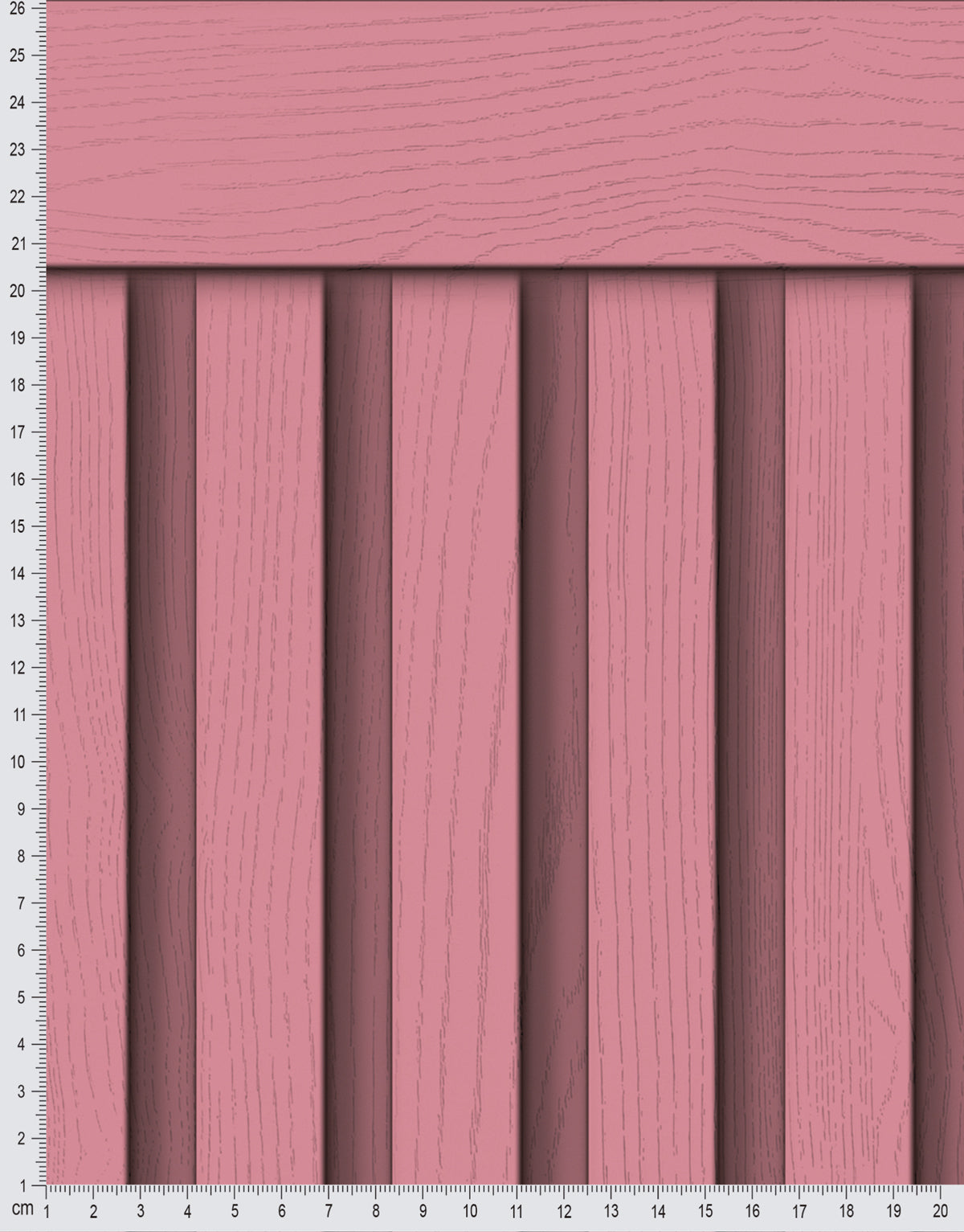 Papel de Parede Adesivo Meia Parede Ripado Blush