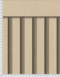 Papel de Parede Adesivo Meia Parede Ripado Camelo