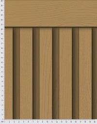 Papel de Parede Adesivo Meia Parede Ripado Cappuccino