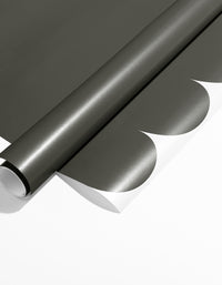 Papel de Parede Adesivo Meia Parede Cerquinha Chumbo