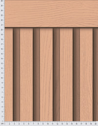 Papel de Parede Adesivo Meia Parede Ripado Coral
