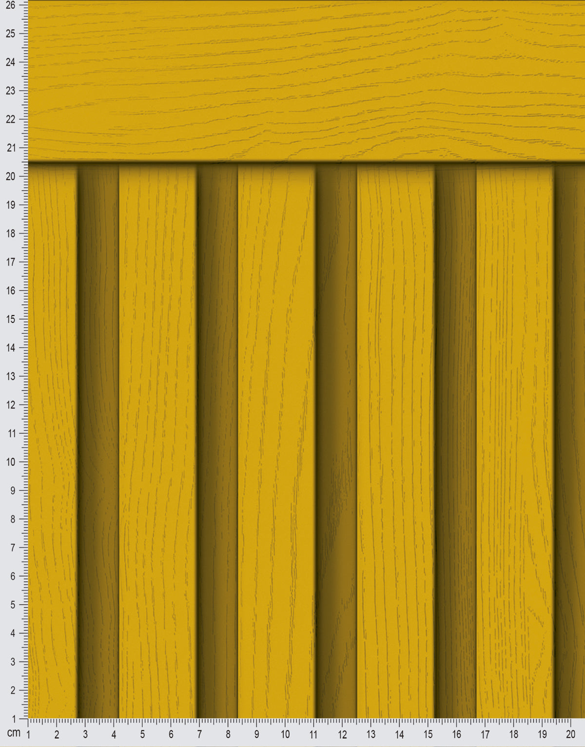 Papel de Parede Adesivo Meia Parede Ripado Golden