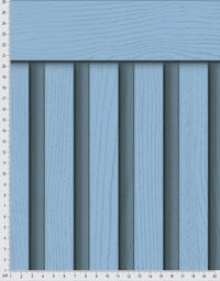 Papel de Parede Adesivo Meia Parede Ripado Jeans