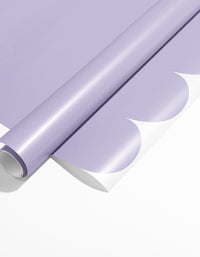 Papel de Parede Adesivo Meia Parede Cerquinha Lavanda