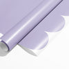 Papel de Parede Adesivo Meia Parede Cerquinha Lavanda