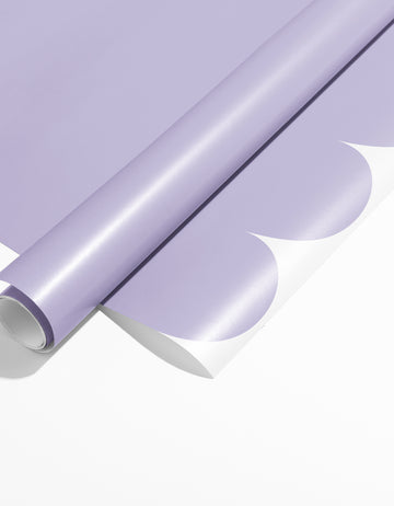 Papel de Parede Adesivo Meia Parede Cerquinha Lavanda