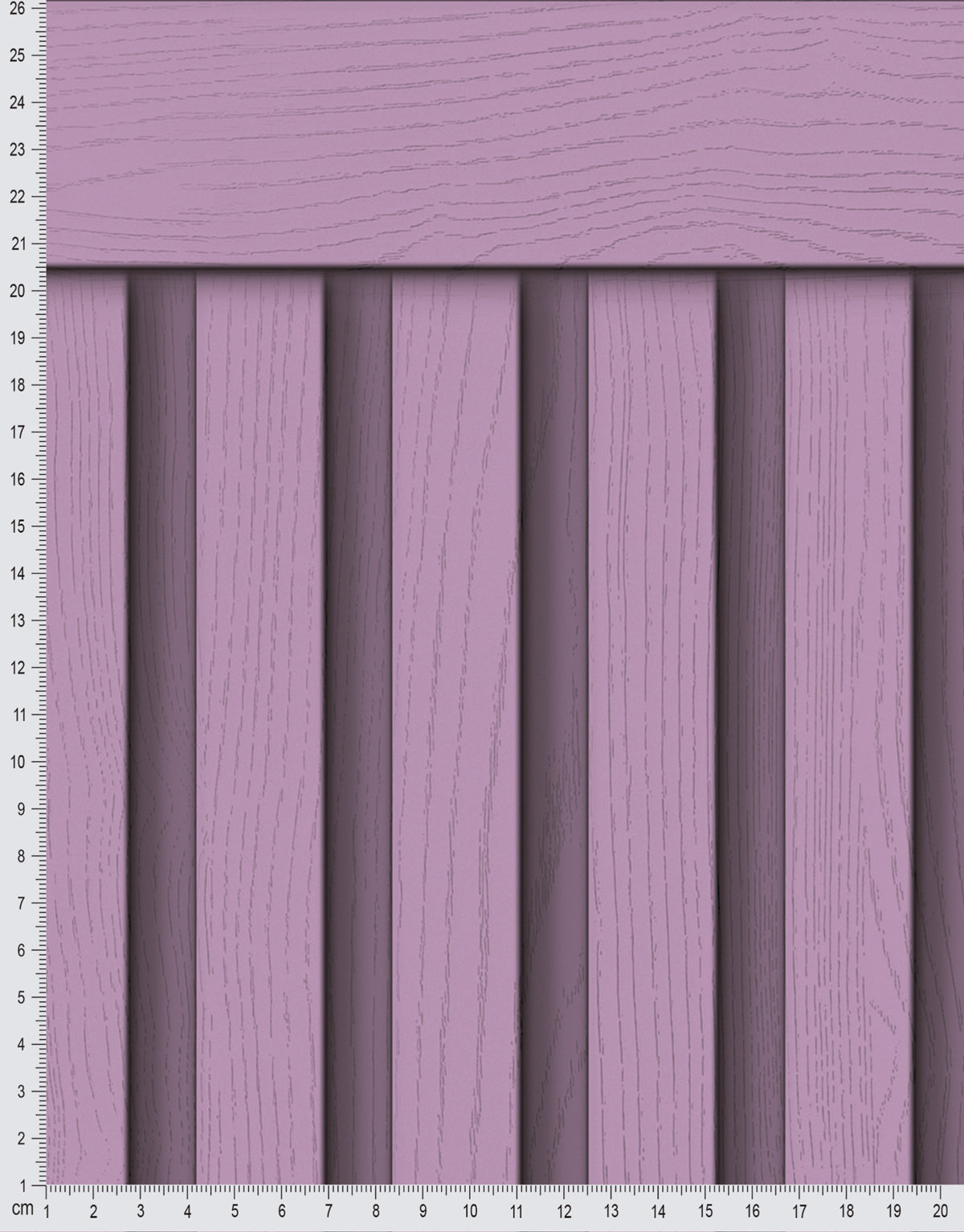Papel de Parede Adesivo Meia Parede Ripado Mauve