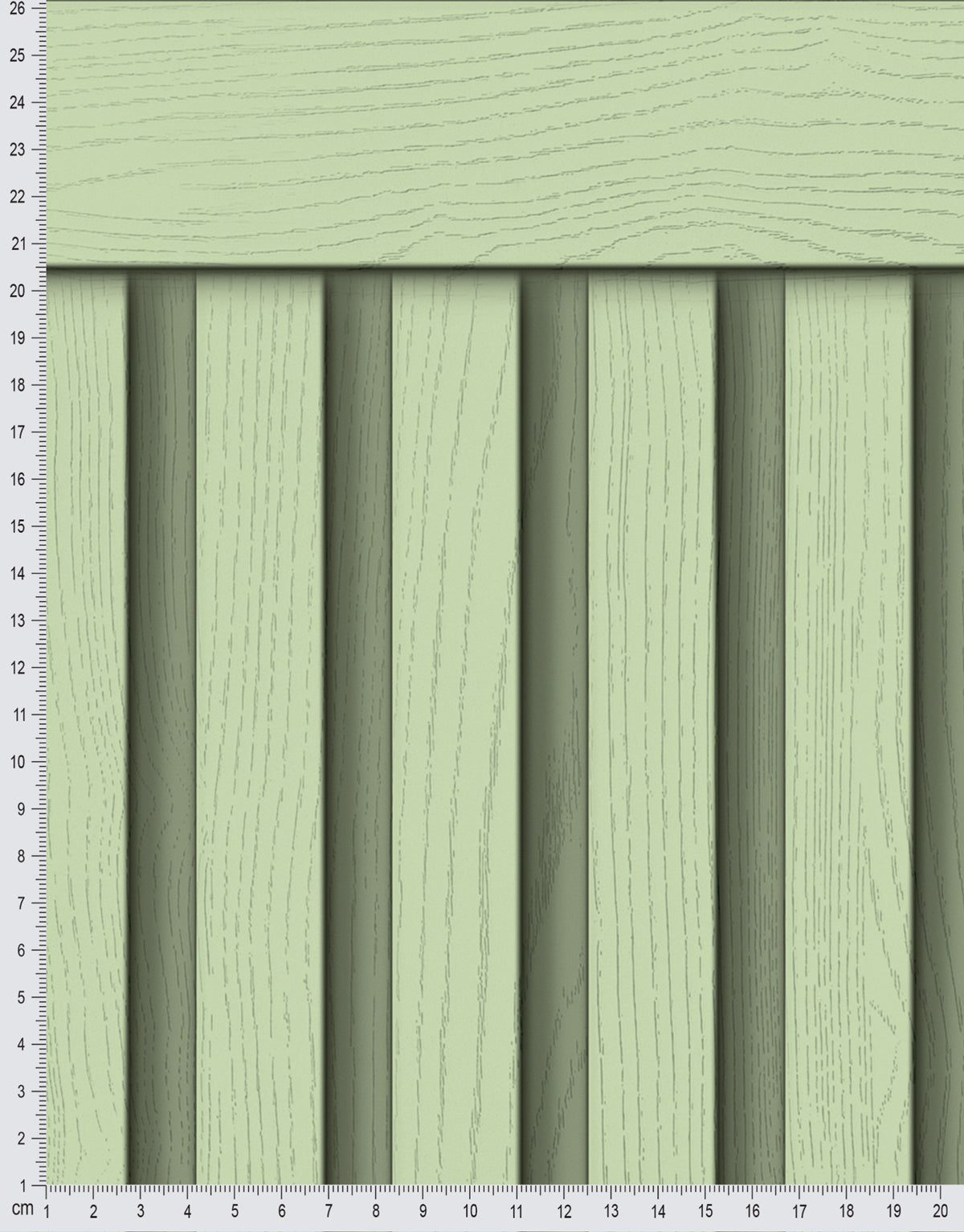 Papel de Parede Adesivo Meia Parede Ripado Menta