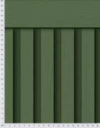 Papel de Parede Adesivo Meia Parede Ripado Musgo
