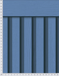 Papel de Parede Adesivo Meia Parede Ripado Oceano