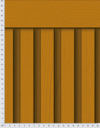 Papel de Parede Adesivo Meia Parede Ripado Ocre