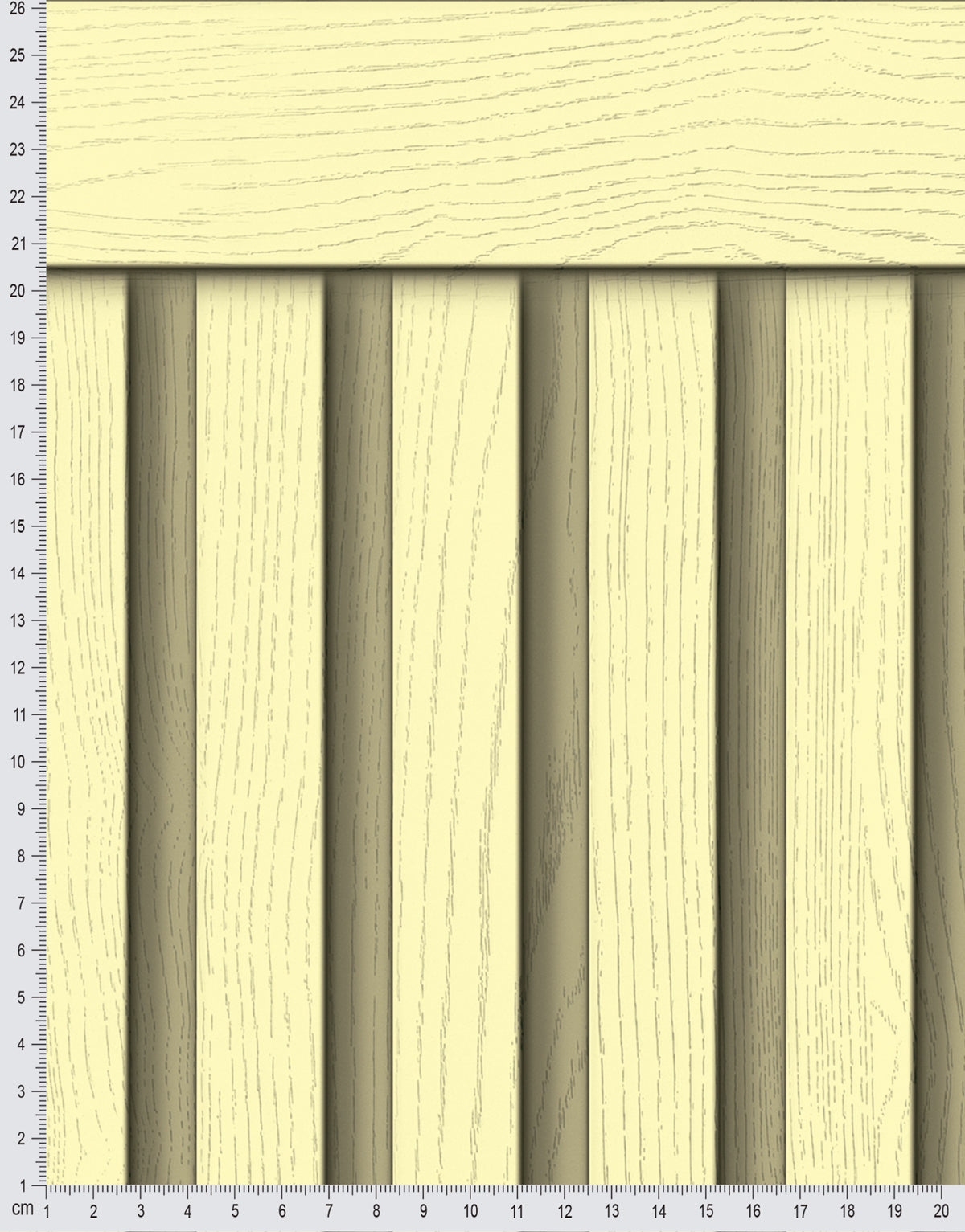 Papel de Parede Adesivo Meia Parede Ripado Palha