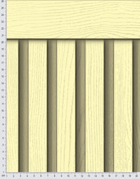 Papel de Parede Adesivo Meia Parede Ripado Palha