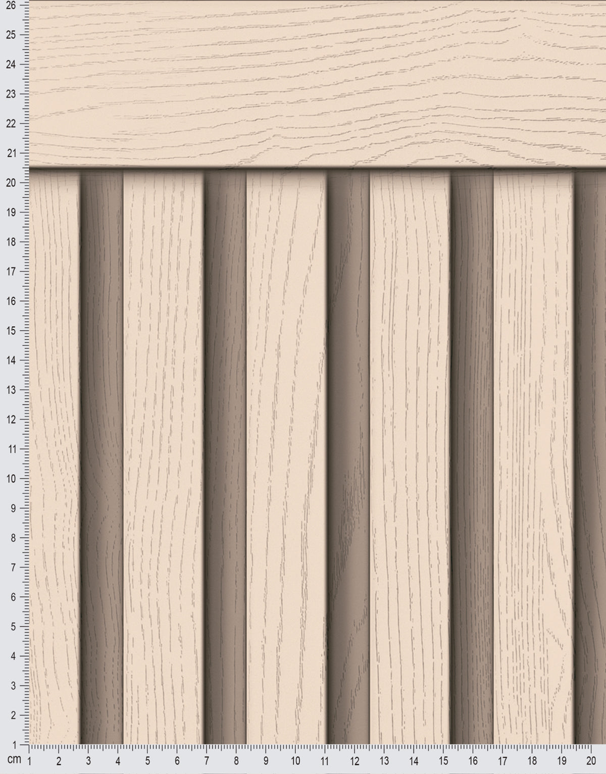 Papel de Parede Adesivo Meia Parede Ripado Salmão
