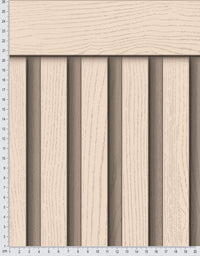Papel de Parede Adesivo Meia Parede Ripado Salmão