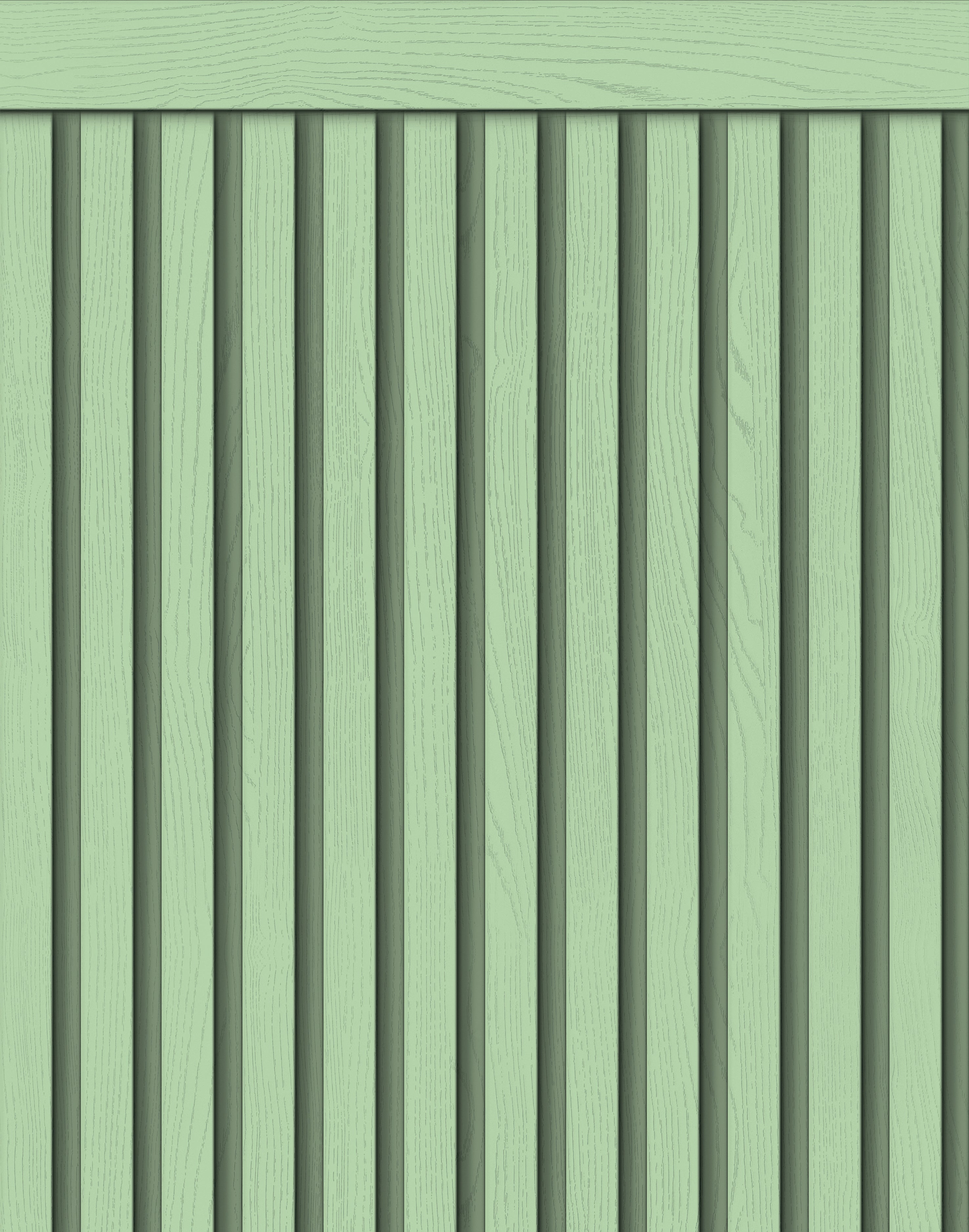 Papel de Parede Adesivo Meia Parede Ripado Menta