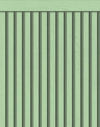 Papel de Parede Adesivo Meia Parede Ripado Menta