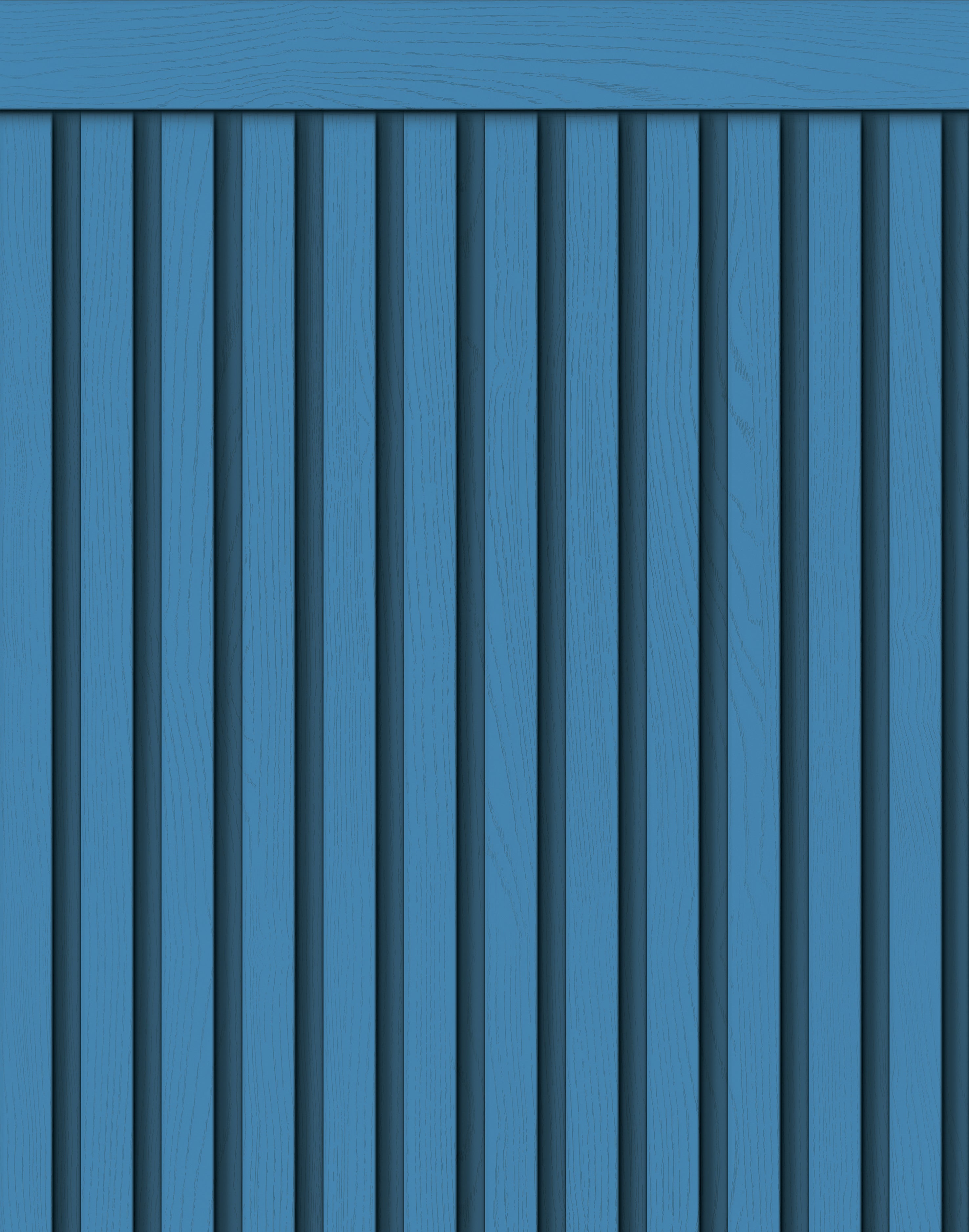 Papel de Parede Adesivo Meia Parede Ripado Oceano