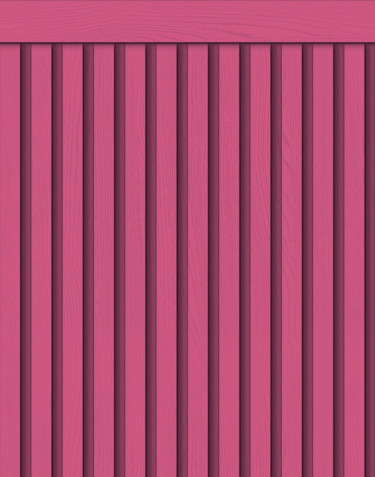 Papel de Parede Adesivo Meia Parede Ripado Pitaya