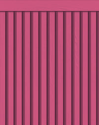 Papel de Parede Adesivo Meia Parede Ripado Pitaya