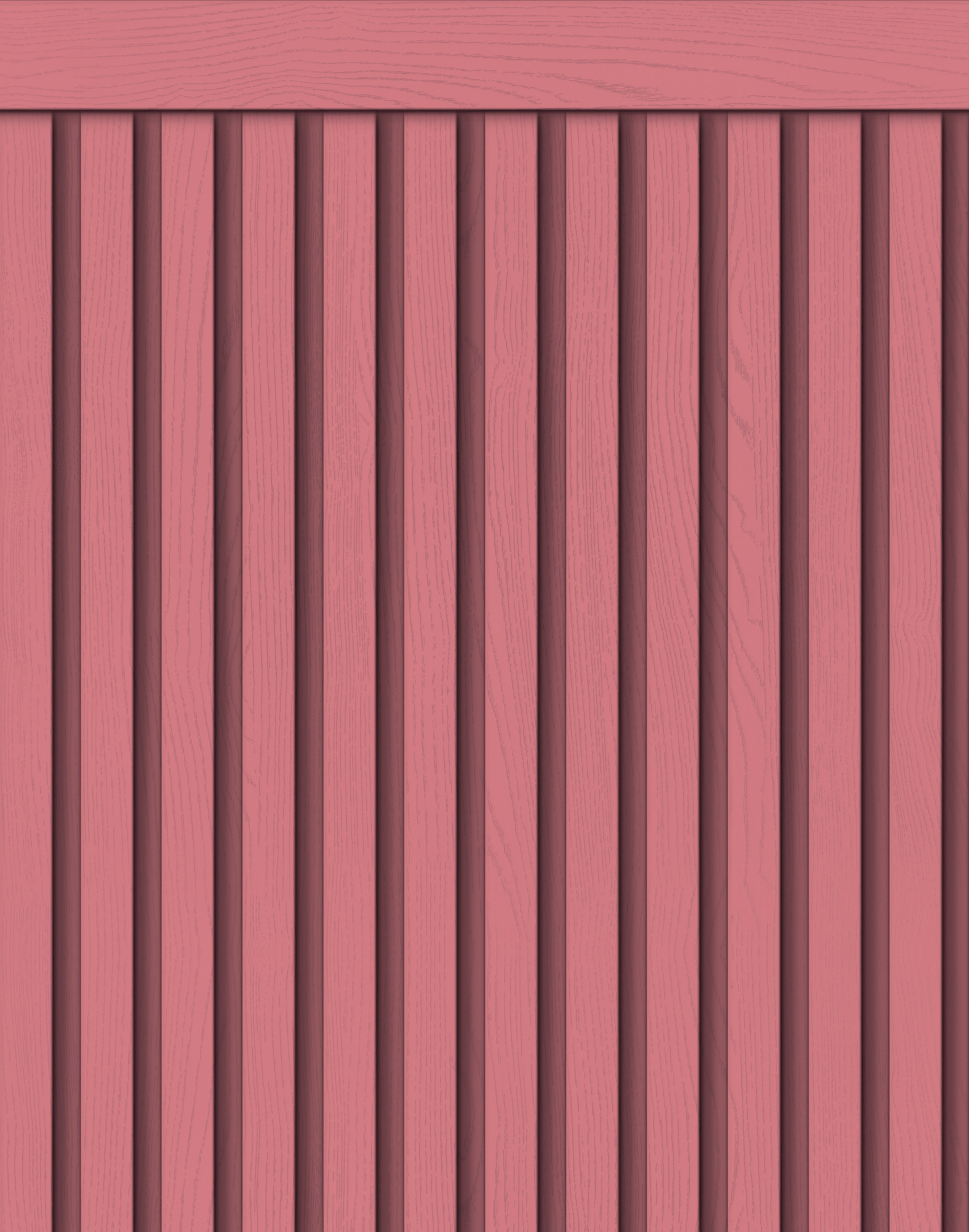 Papel de Parede Adesivo Meia Parede Ripado Rosê