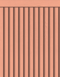 Papel de Parede Adesivo Meia Parede Ripado Coral