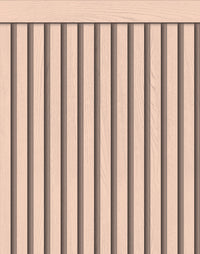 Papel de Parede Adesivo Meia Parede Ripado Salmão