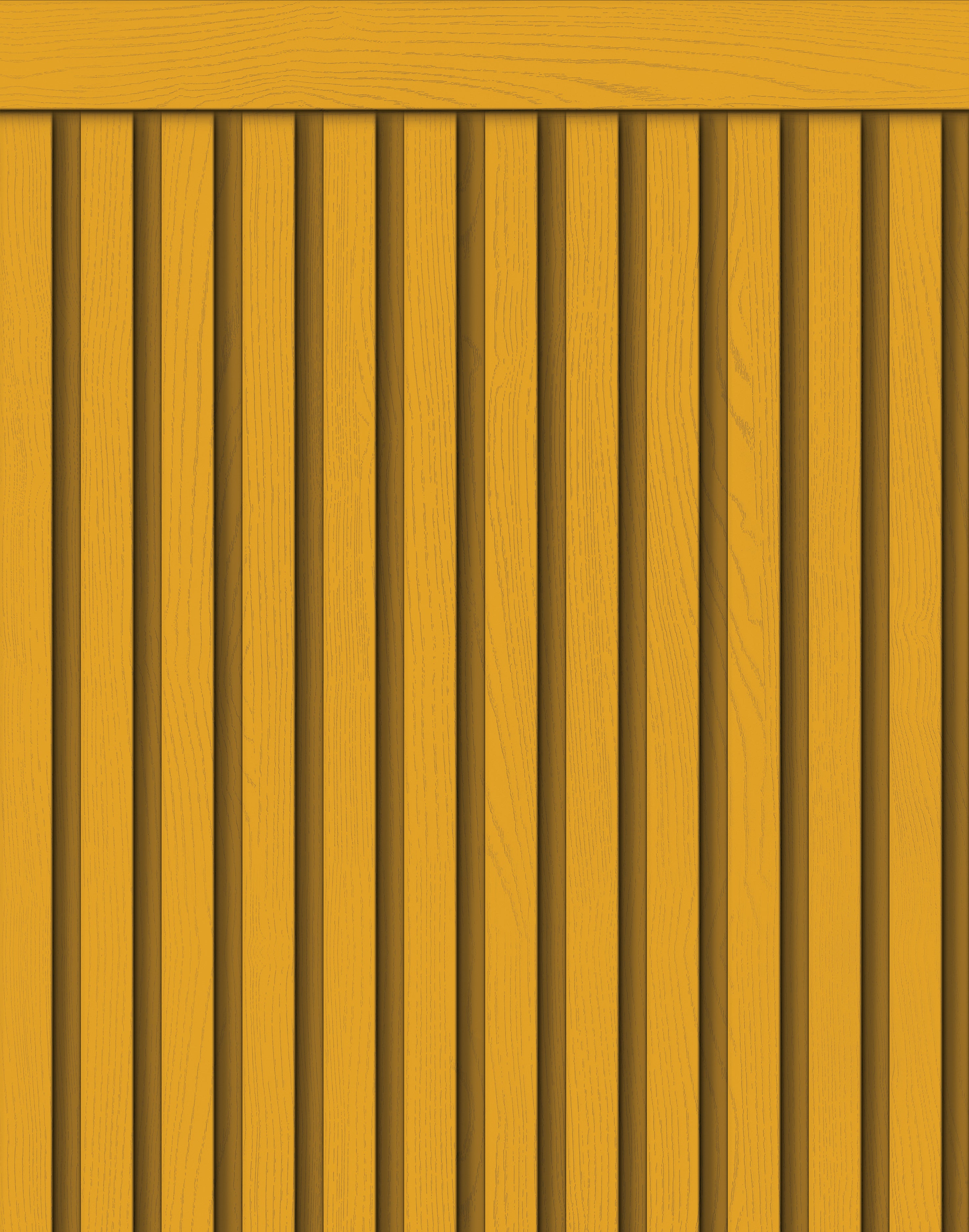 Papel de Parede Adesivo Meia Parede Ripado Golden