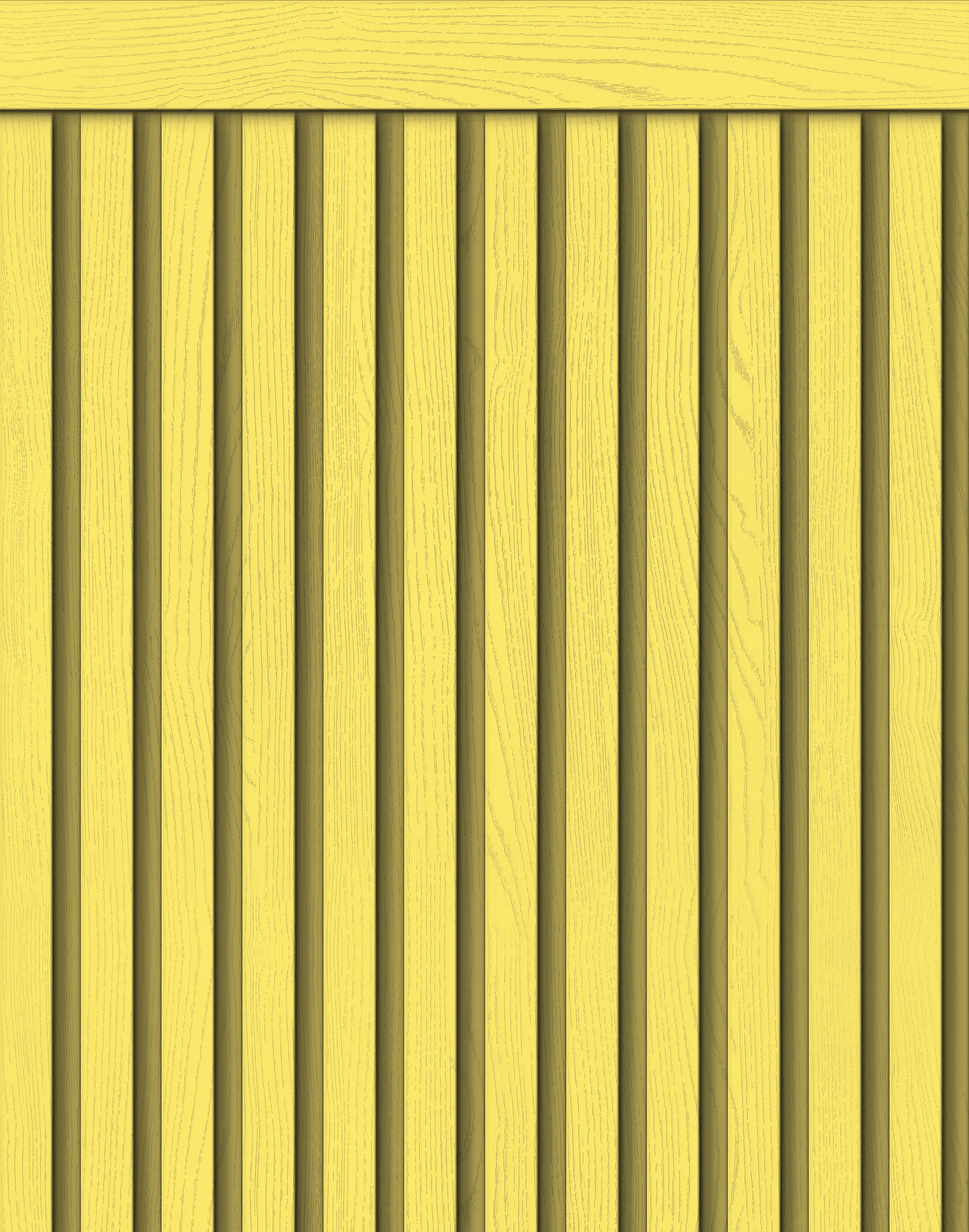 Papel de Parede Adesivo Meia Parede Ripado Milho
