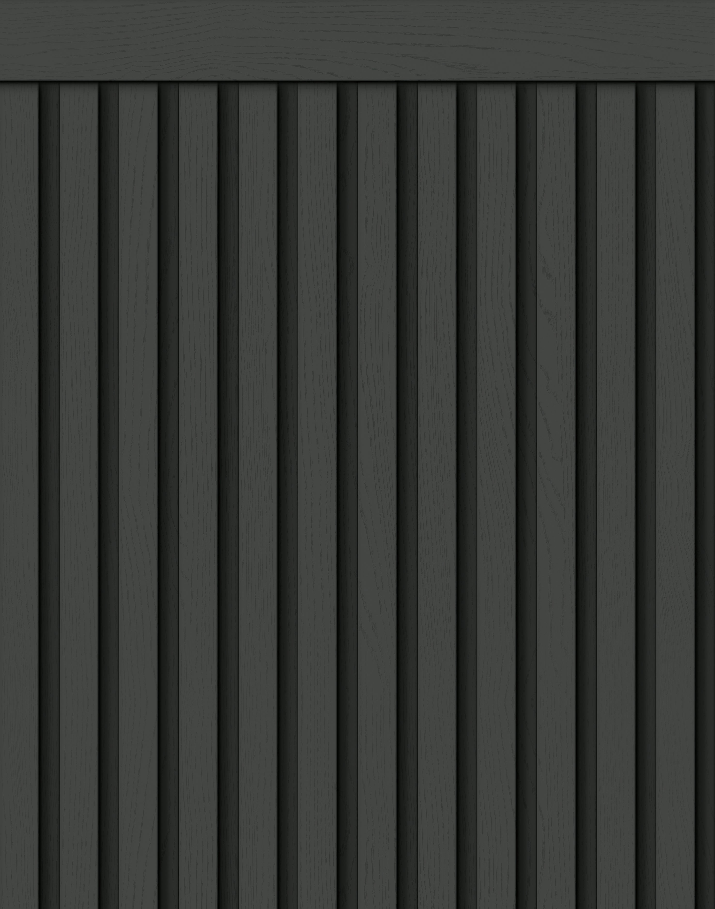 Papel de Parede Adesivo Meia Parede Ripado Chumbo