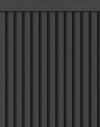 Papel de Parede Adesivo Meia Parede Ripado Chumbo