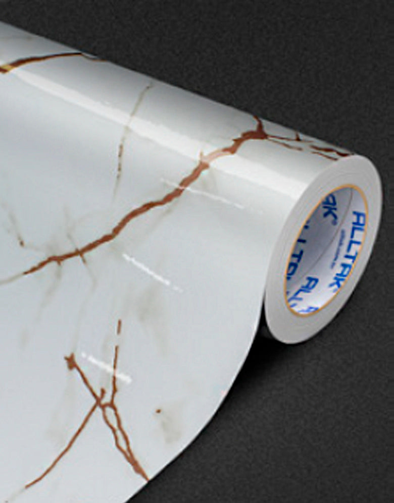 Adesivo para Mesa Mármore Calacatta Oro Brilho