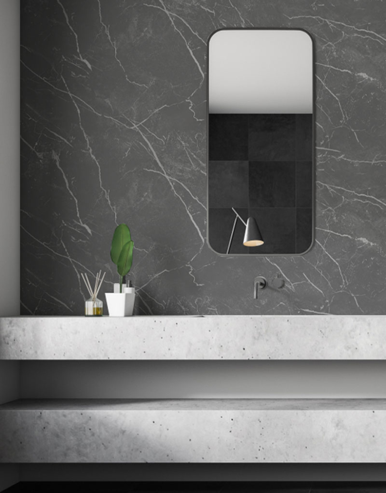 Revestimento Adesivo Mármore Grigio Fosco