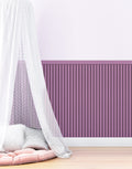 Papel de Parede Adesivo Meia Parede Ripado Mauve