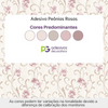 KIT DE 6 ROLOS - 1,00m x 50cm - Papel de Parede Adesivo Flores Peônias Rosas