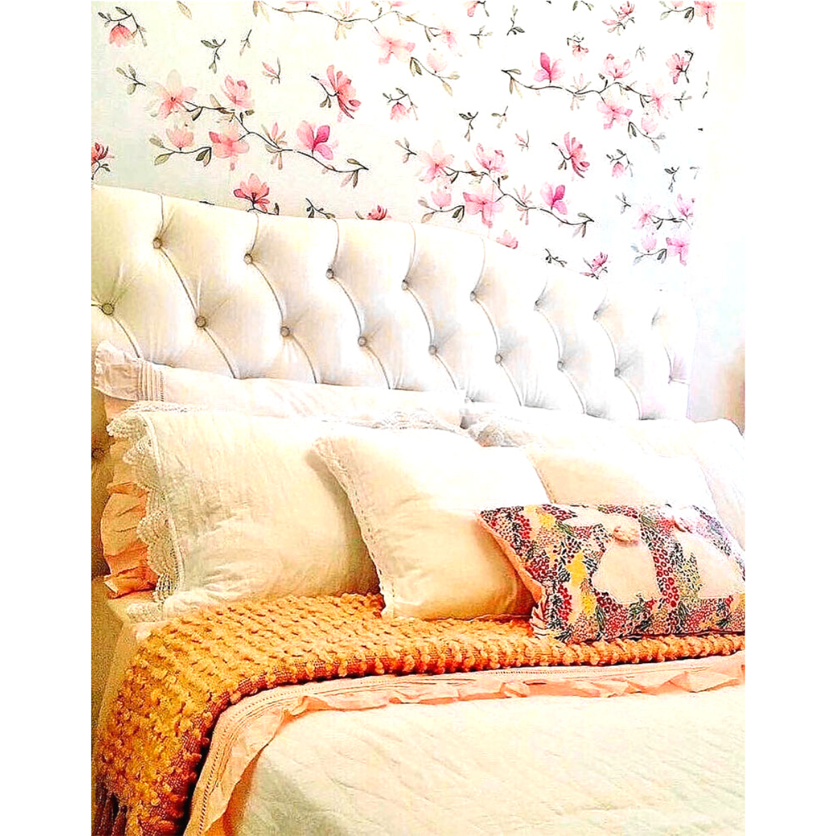 Papel de Parede Adesivo Flores Jasmim