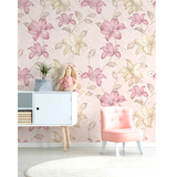 Papel de Parede Adesivo Flores do Amanhecer