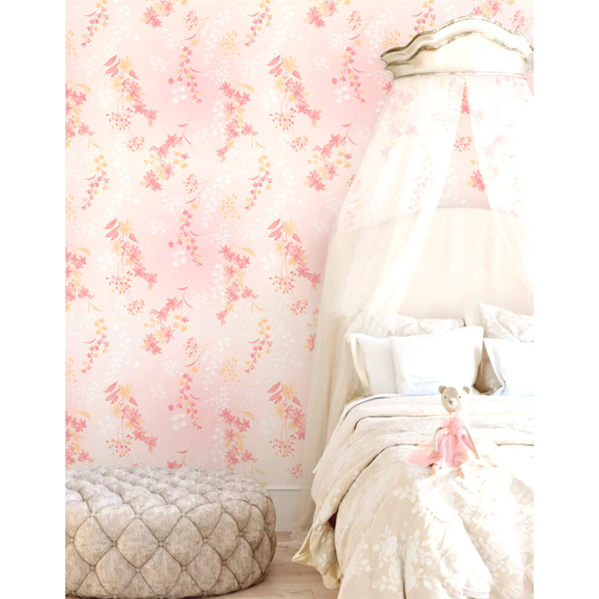 Papel de Parede Adesivo Flores Cheiro do Campo