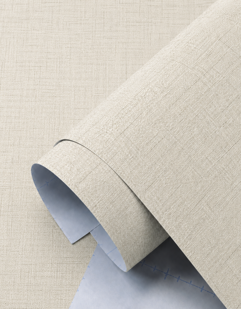 Papel de Parede Texturizado Linho Off White